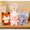 Neue Kawaii Weiche Tier Serie Plüschpuppe Kissen Elefant Schwein Hund Schaf Maus Affe Niedliches Plüschtier Geschenk für Jungen und Mädchen