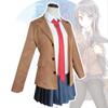 8ks/6ks Kompletní sady Anime Cosplay Kostým Rascal Young Bunny Girl School Sister Azusakawa Sakita Cos Sakurajima Mai Cosplay oblečení