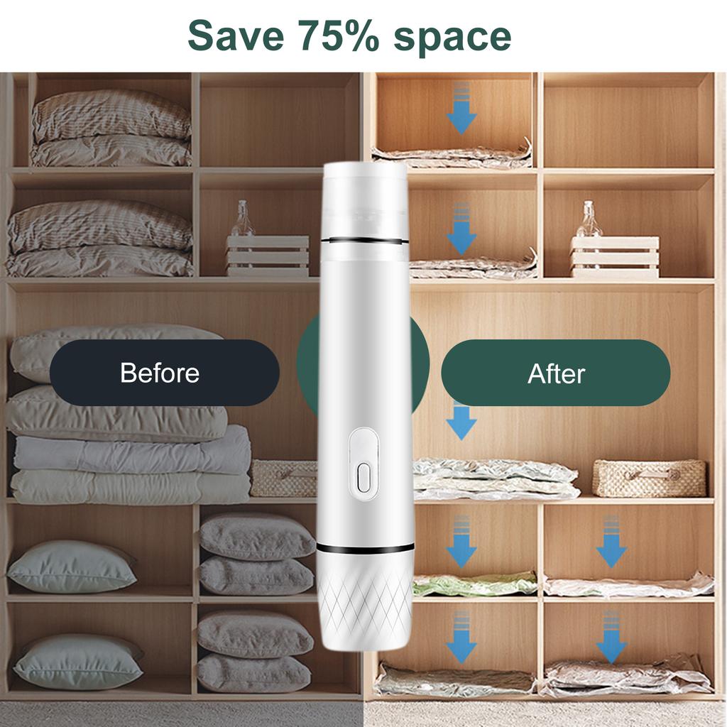 Electric Automatic Vacuum Sealer Handheld Food Bag Sealed Wand Wet And Dry Use Seafood Seal Packing Tool Travel Kichen Gadgets