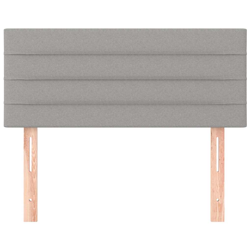 Vidaxl Bed Headboard, Light Grey, 90X5X78/88 Cm, Fabric