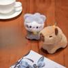 Capybara Cute Plush Toy Backpack Hanging Decorations, Small Dog, Capybara, Cat, Doll, Girls' Small Gift, Bag Hanging Decorations