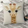 Giraffe Pattern Throw Pillowcase Removable Washable Pillow Cover 2D Flat Printing Pillow Case Home Sofa Decor