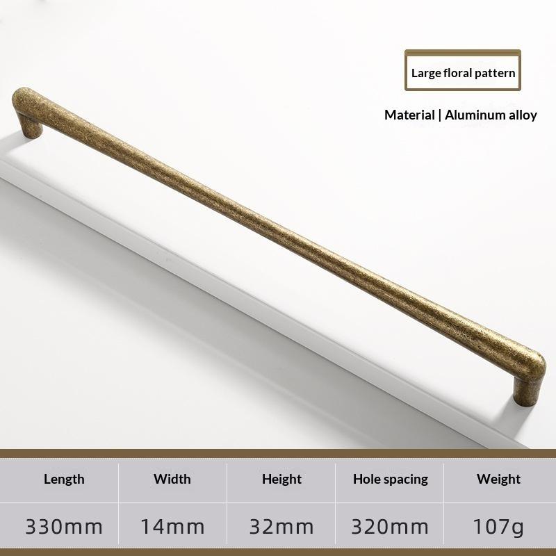 Vintage And Minimalist Antique Nickel Color Copper Brown Furniture Handles Cabinets Drawers Wardrobes Door Handles