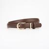 Genuine Leather Womens Belt With Silver Buckle For Casual And Office Wear