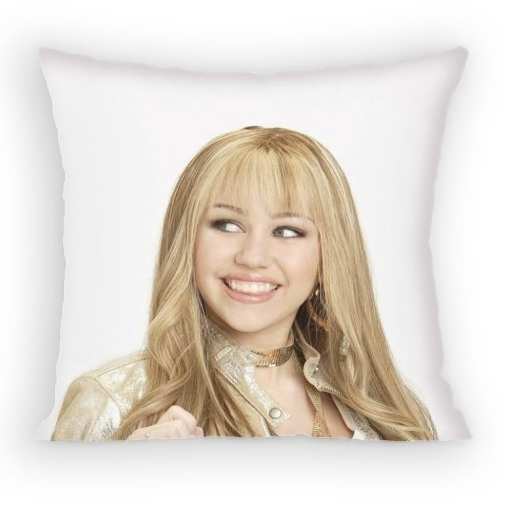 HHannah MMontana Pillow Case Sofa Living Room Bedroom Headboard Backrest Cushion Square Cushion Nap Time