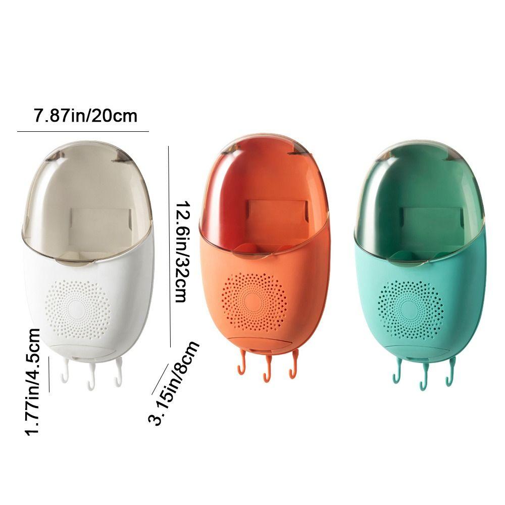 Plastic Chopsticks Cage Wall Mounted Cutlery Drain Rack Chopsticks Storage Box  Home