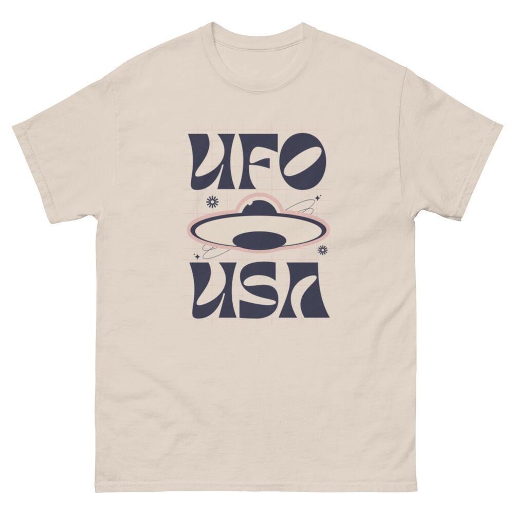Исследуйте неизведанное с нашей футболкой UFO USA! Футболка Unisex XXXXL