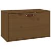 VidaXL Armoire murale Marron miel 60x30x35 cm Bois de pin massif 818353