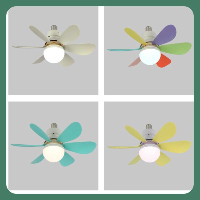 30W/40W uz casnic LED telecomandă multifuncțională ventilator lumină trei culori reglare intensitate lampă ventilator dormitor copii