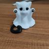 Modern 3D  Printing Halloween Ghost Ornaments, No Need For Electricity, Cat Ghost Shaped Fun Toy Ornaments