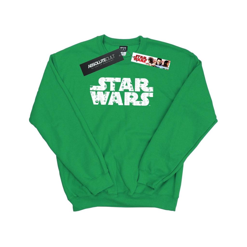 STAR WARS Mens Christmas Logo Sweatshirt