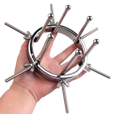 BDSM Dilatatore anale in metallo Speculum vaginale Dilatatore dell'ano Butt Plug Figa Dispositivo di espansione del culo Giocattoli adulti del sesso per le donne Uomini