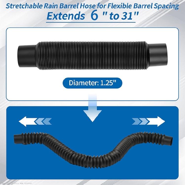 Heavy Duty Rainwater Overflow Set With Quick Install Design Ideal For Vegetable Gardens And Small Farms Drought Area Use