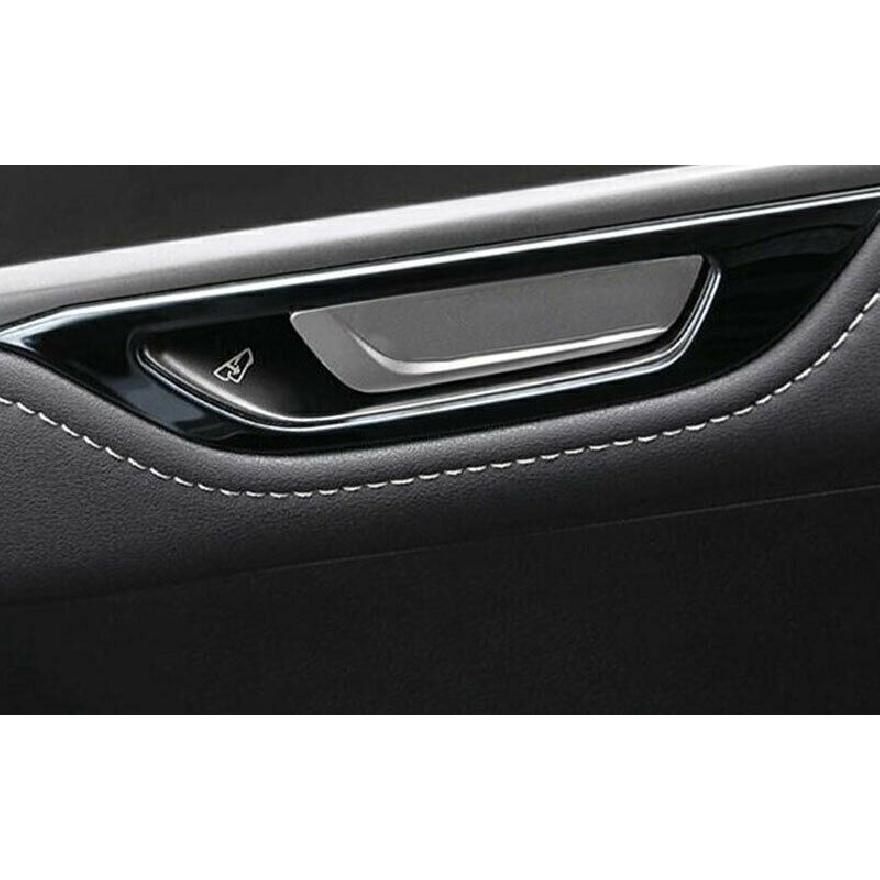Black Steel Inner Door Handle Frame Molding Trim For Lexus NX250 350h 2022-2024