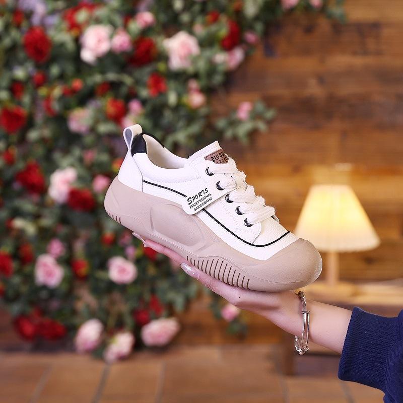 Popular Dad Shoes Women's Spring 2025 New Breathable Women's Shoes Retro Versatile Platform Casual Sports Shoes Tide
