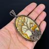 Picture jasper Pendant, Handmade Gemstone 999 Copper Wire Wrap Tree Of Life Pendant Antique Jewelry, For Gift Copper Jewelry