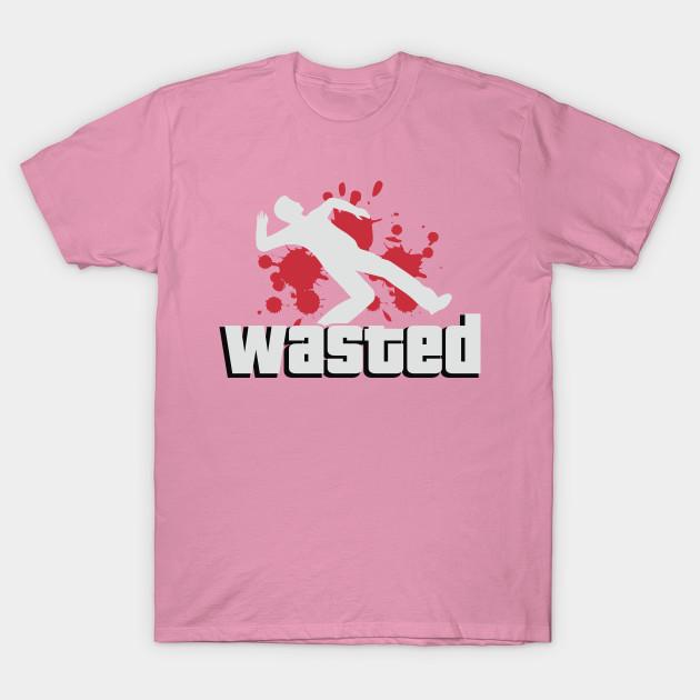 T Shirt Women Wasted Gta Ps4 Gta Online Game Gamer Harajuku Print Kawaii Tshirt Summer Short Sleeve Female T-Shirt Top Tee