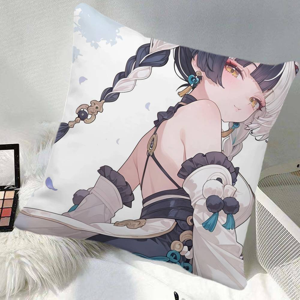 Zenless Zone Zero Dialyn Game Pillow Case Square Pillow Bedroom Sofa Leisure Comfort Cushion Car Home Decoration