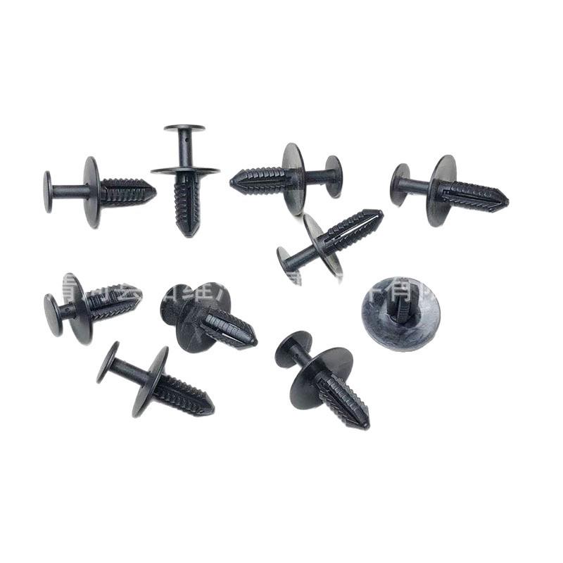BMW & Mercedes-Benz Fender Liner & Lower Protection Plate Nail Buckle Kit Clear Plastic