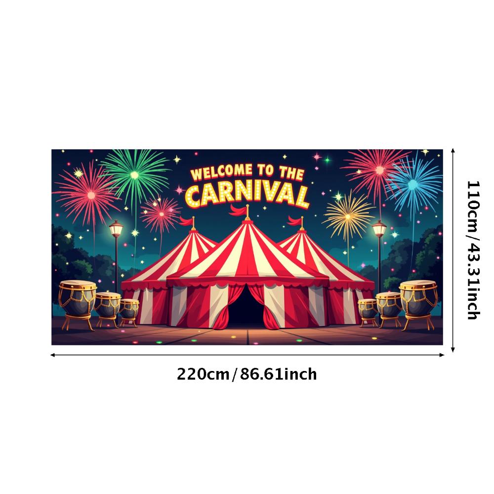 Event Backdrop Large Carnival Banner Decor Reusable Welcome Backdrop For School Event Festival Decor Birthday