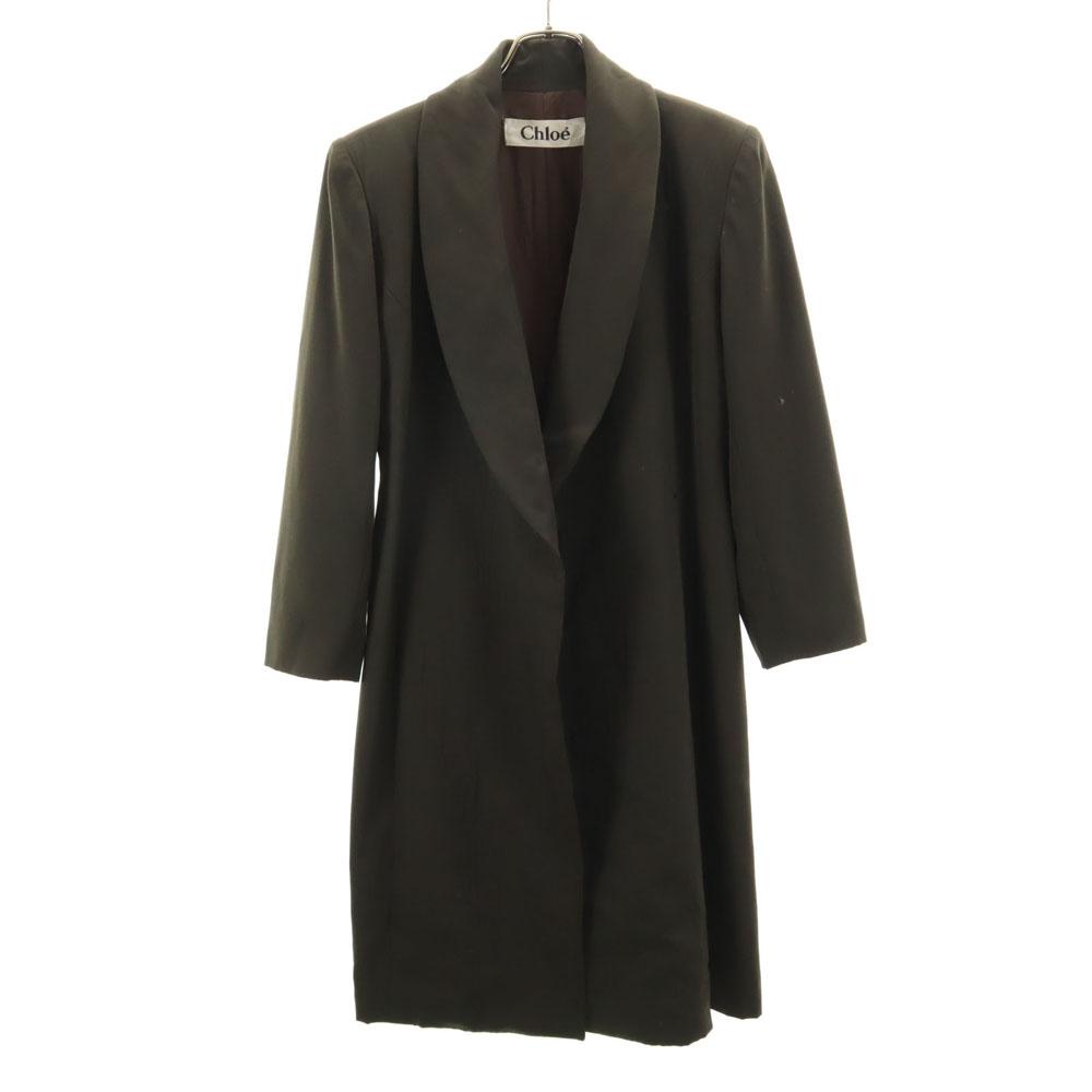 

Chloe Shawl collar coat Khaki Women Used