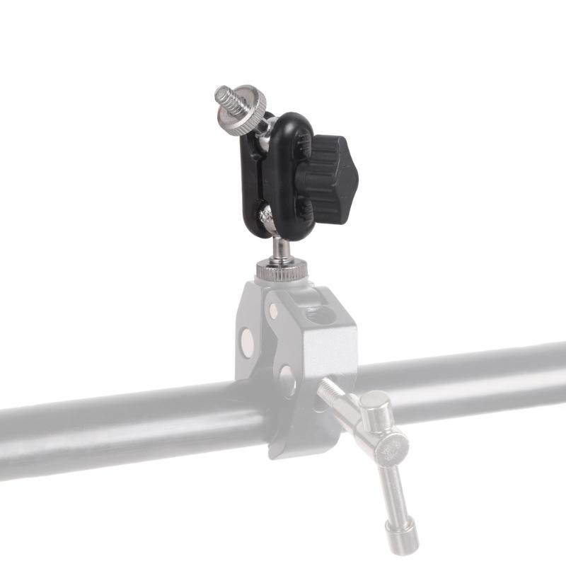 High Strength Rotatable Holder Grip Clamp For Securing Cameras Lights And Accessories On Various Support Handlebars