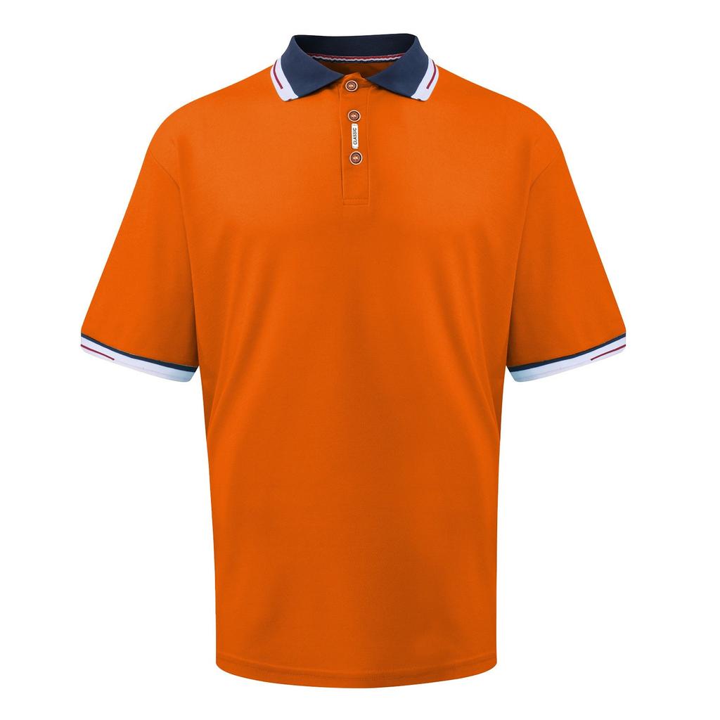 Men'S Summer Casual Lapel Stitching Contrast Color T-Shirt Sports Fashion Short-Sleeved Shirt