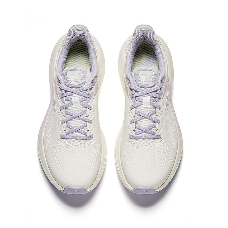 Anta Running Series Comfortable Shock Absorbing Durable Low Top Casual Running Shoes Women sneaker Gray Purple 922535511-4