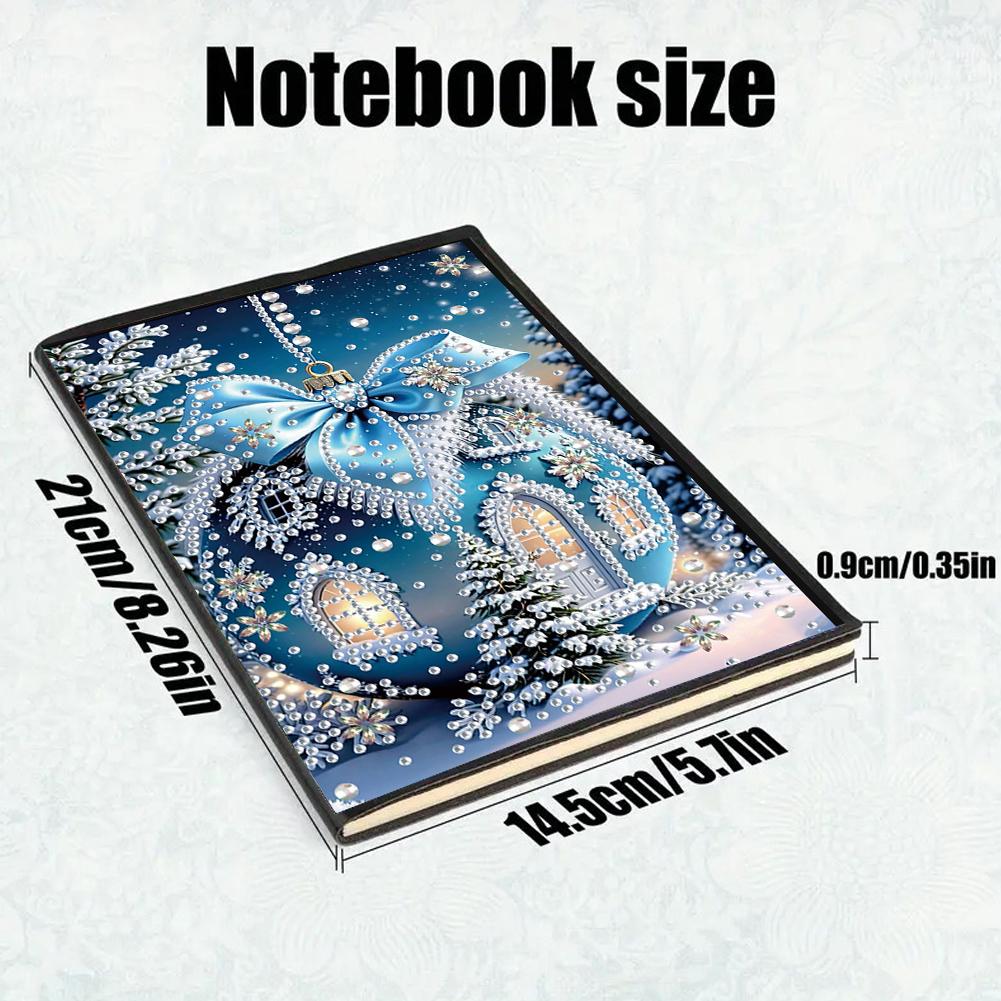 Diamond Painting Diary Book 50 Pages Crystal Notepad Sketchbook A5 Size 5D DIY Diamond Art Painting Notebook Kit
