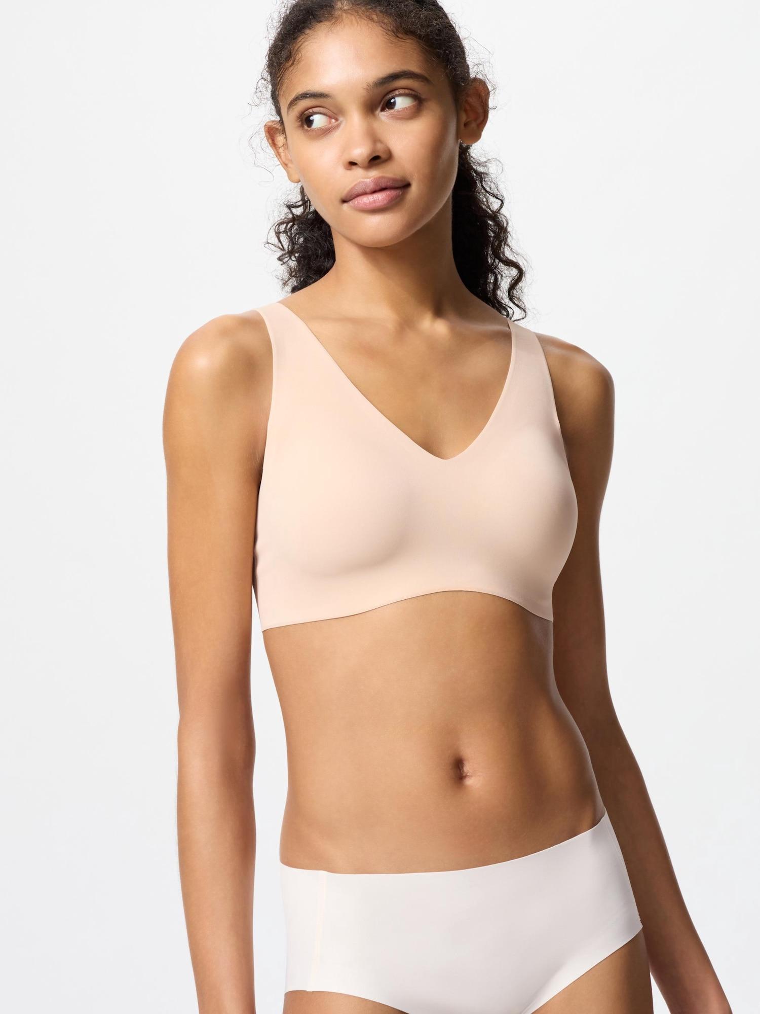 

Бюстгальтер Uniqlo Airism Wireless Ultra Relax 31 BEIGE/WOMEN L