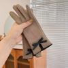 Thickened Plush Winter Driving Gloves Windproof Material Women Fleece Gloves  for Women