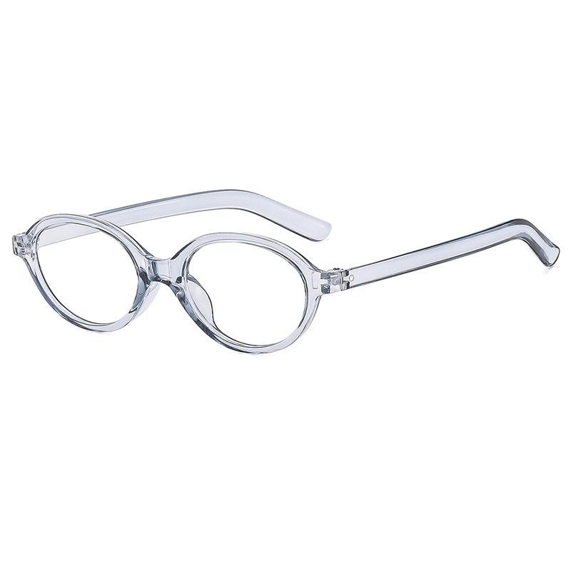 Dark Red Small Frame Glass Frame Retro Oval Glasses Eyewear Decorative Computer Anti-Blue Round Eyeglasses For Female