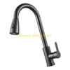 F26C Metal Pull Out Tap Precise Hot/Cold Water Mixing at House Practical Stretchable Sink Tap Prevents Splashing Water Faucet