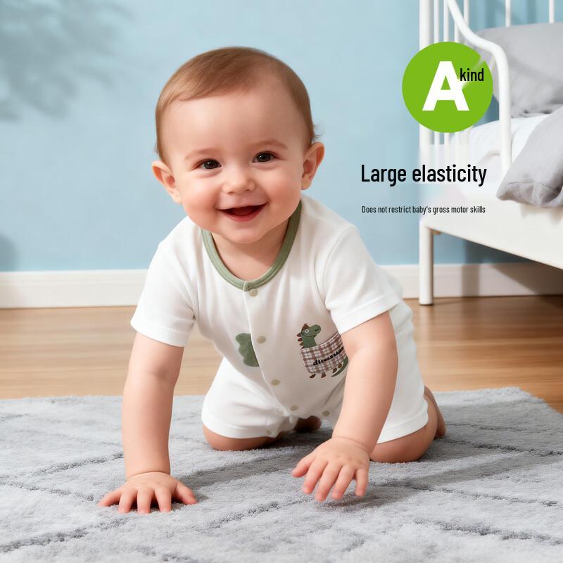 Beibeiyi Baby Boy Summer Lightweight Short Sleeve Romper