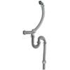 45mm Single Bowl Kitchen Sink Drain Pipe With U Bend Anti Smell Rear Drainage Filter Sink Strainer Hose Drain Pipe Plumbing