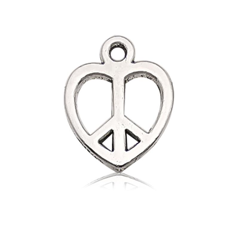 

European & American Vintage Heart Pendant Jewelry – Tibetan Silver Alloy Necklace & Earring Accessories