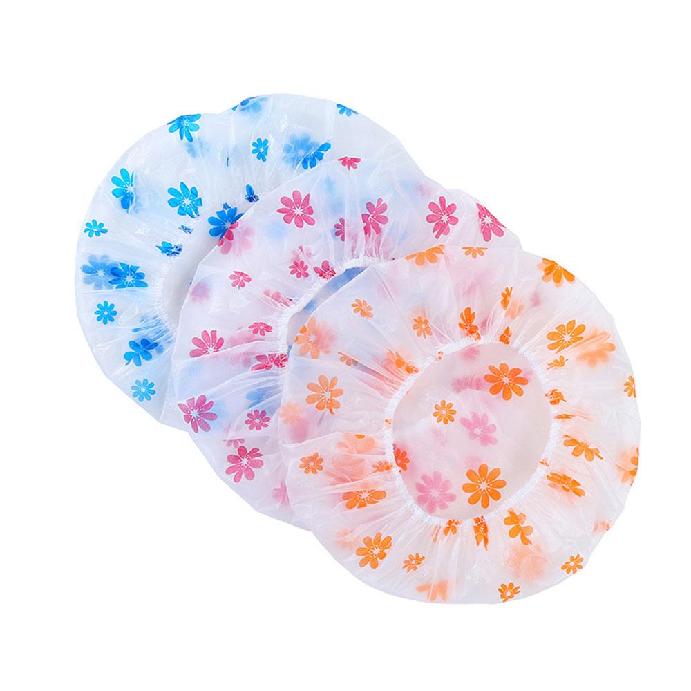 Silicone World 1PC Waterproof Bath Hat Waterproof And Oil Fume Cap Women Spa Hair Salon Supplies Shower Cap Bathroom Products