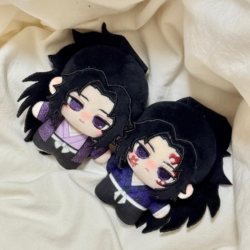 Demon Slayer Kimetsu No Yaiba Bambola di Peluche Fratelli Tsugikuni Carina Yoriichi Michikatsu Bambola di Cotone Morbida Figura Anime per Fan Regalo di Compleanno Decorazione per la Casa
