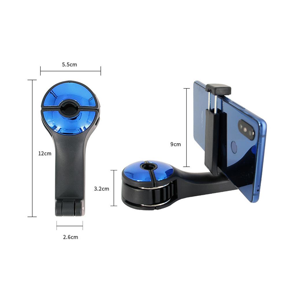 1pc Car Seat Back Hooks With Phone Holder 360° Rotation Auto Headrest Hanging Clothes Umbrella Stand Support Hook Car Supplies
