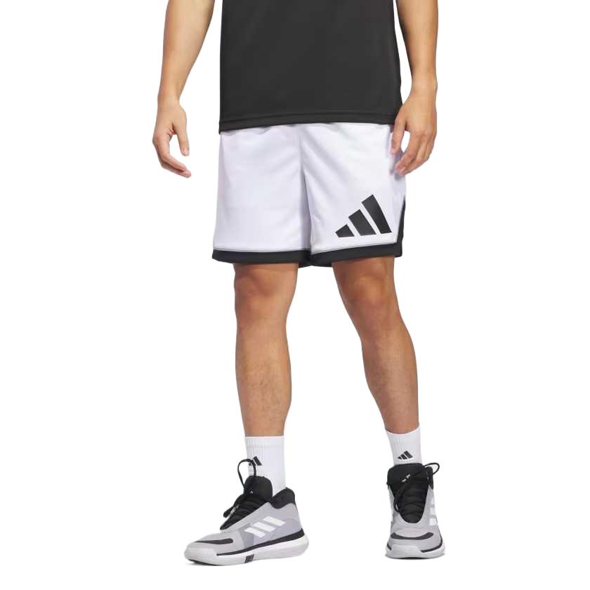 adidas BASKETBALL Badge Of Sport Shorts Casual Shorts Men's White JN4729
