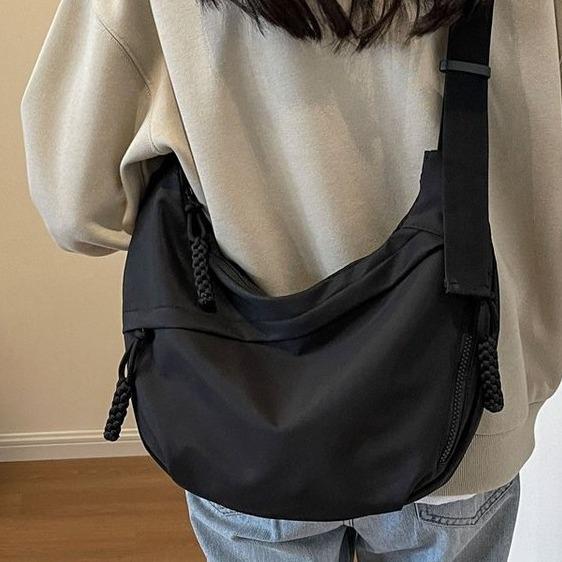 2024 Women's Casual Oxford Crossbody & Shoulder Bag - Dumpling Style for Students & Commutes