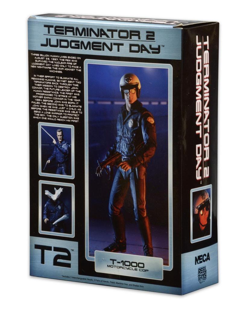 NECA TERMINATOR JUDGEMENT DAY Ultimate Actionfigur Robert Patrick Cop NECA TERMINATOR JUDGEMENT DAY Ultimate Actionfigur MOTORRAD COP Film