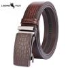 Belt Men's Business Toothless Automatic Belt Men's Crocodile Pattern Durable Leather High-end Trousers Genuine