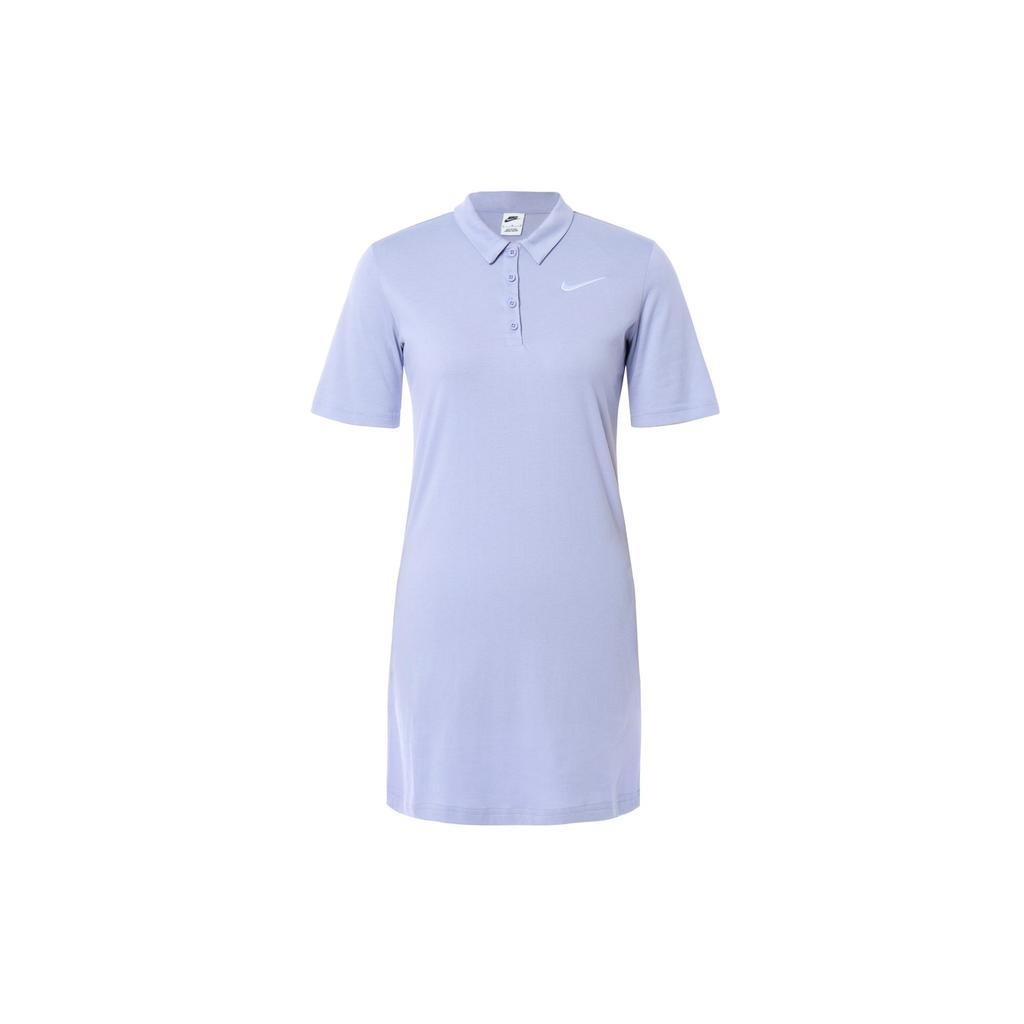 Nike Sportswear Short Sleeved Dress Women's Mist Gray Blue FN3708-513