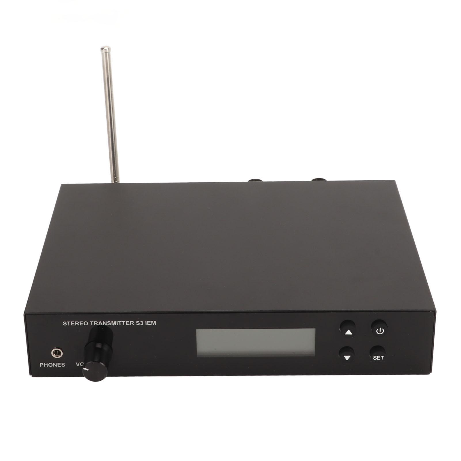 

Беспроводная система мониторинга ушей 566–608 МГц, система мониторинга сцены с накладными наушниками для оркестра EU Plug