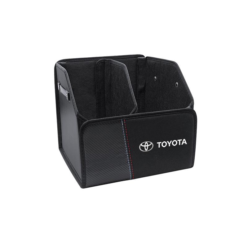 2026 Hot Car Trunk Organizer Box Foldable Storage Tidying Bag For Toyota Hilux Aygo Yaris Ractis Corolla Camry Auris Keychain