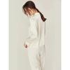 Silk Pajamas Set, Women's Lace Long Sleeved, Elegant Simplicity Home Fury.