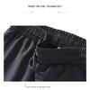 Summer New Business Ice Silk Pants Straight Elastic Waist Black Gray Trousers Breathable Simple Quick Drying Casual Suit Pants