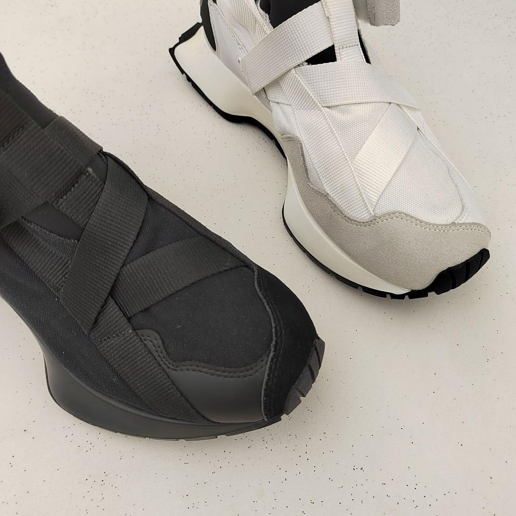 Vår Høst Dame Luksuriøse Sportssko Nye Fargeblokk Populære Trendy Myk Såle Uformelle Par Sneakers