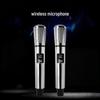 UHF Wireless Dual Microphone Set for Stage, Home, and Karaoke Entertainment